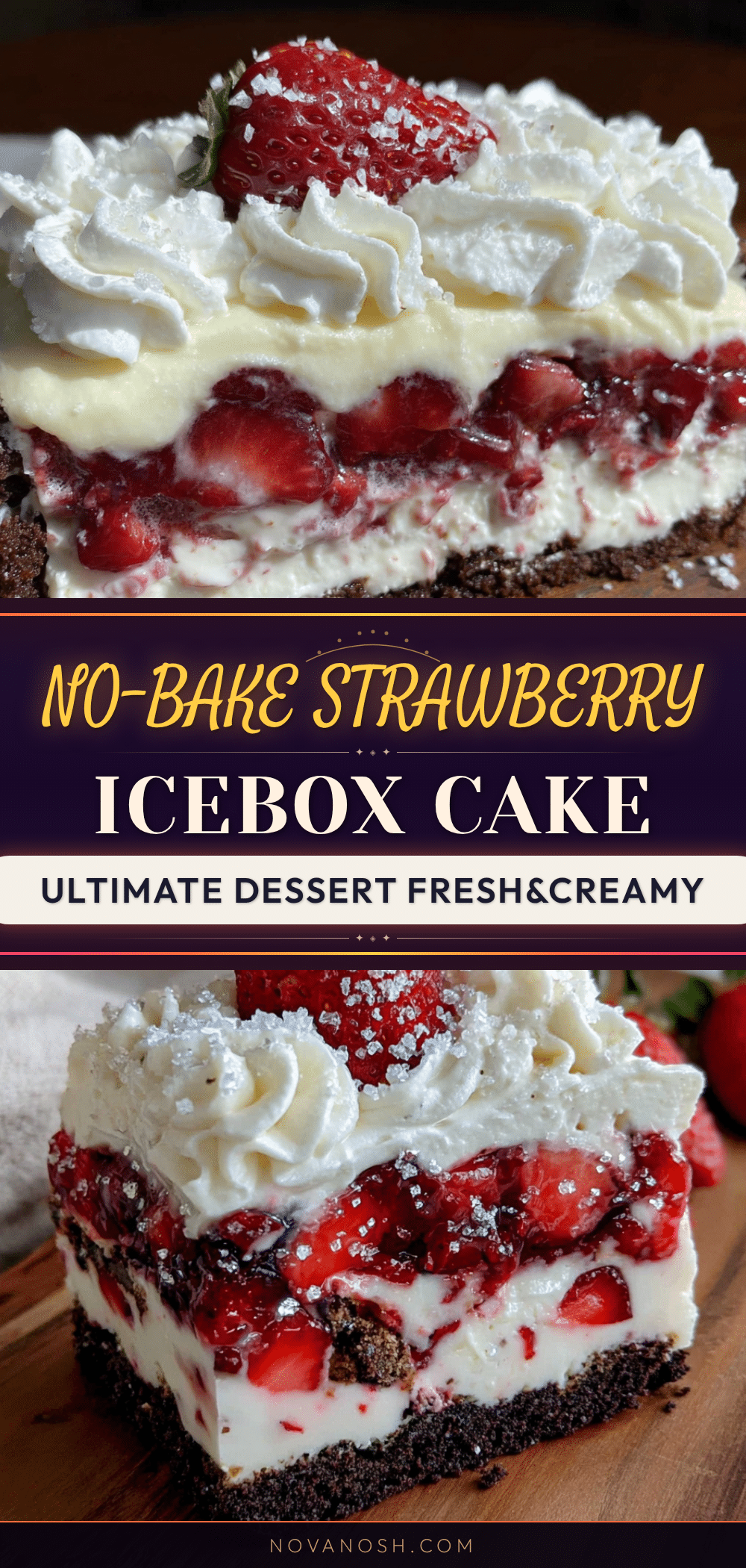 strawberry icebox cake recipe