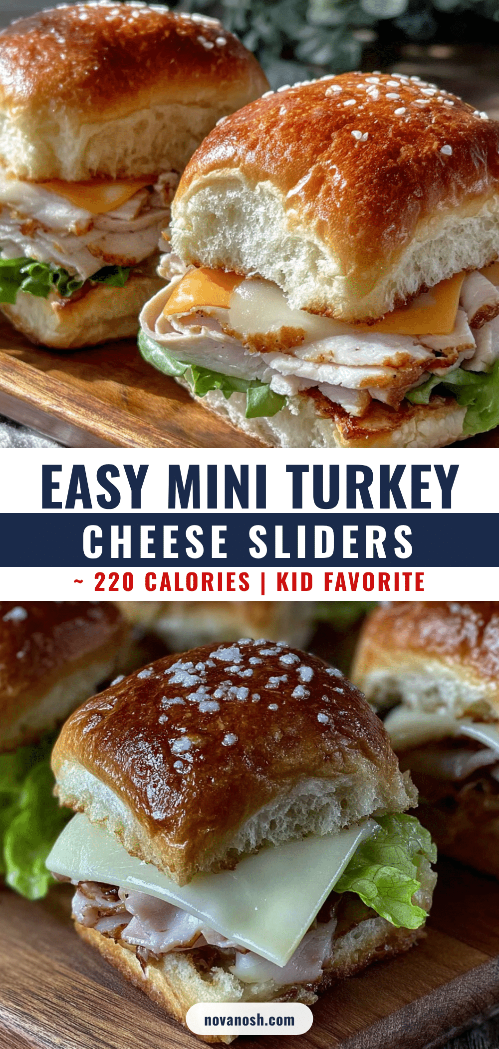turkey cheese sliders recipe