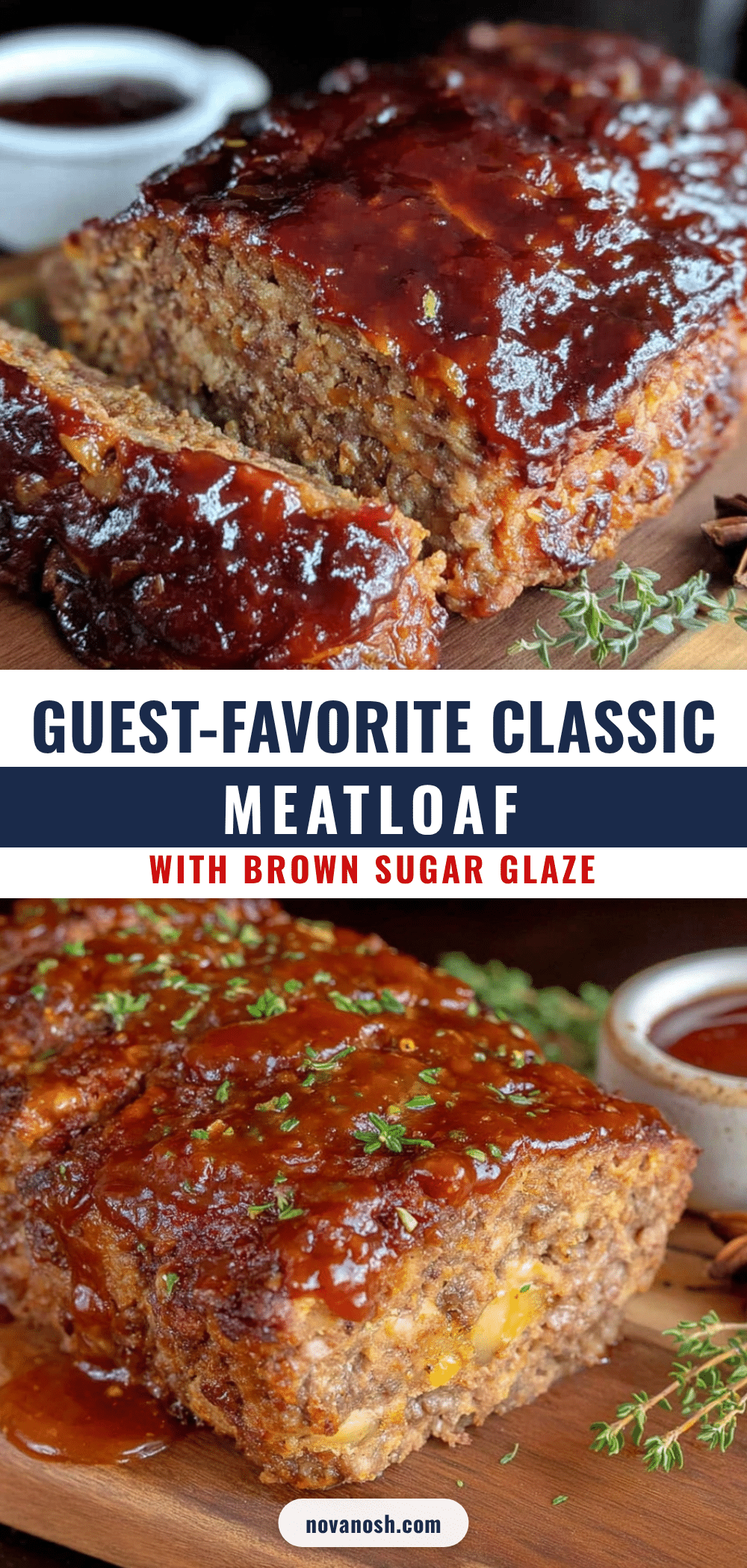 best classic meatloaf with brown sugar glaze recipe