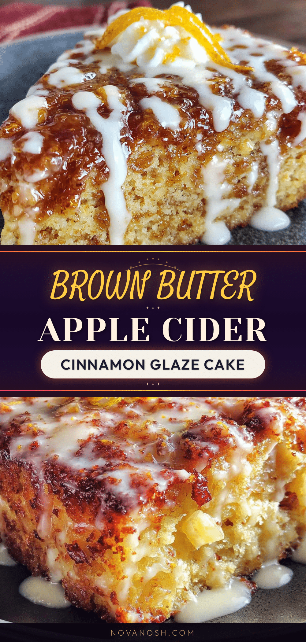 brown butter apple cider cake recipe