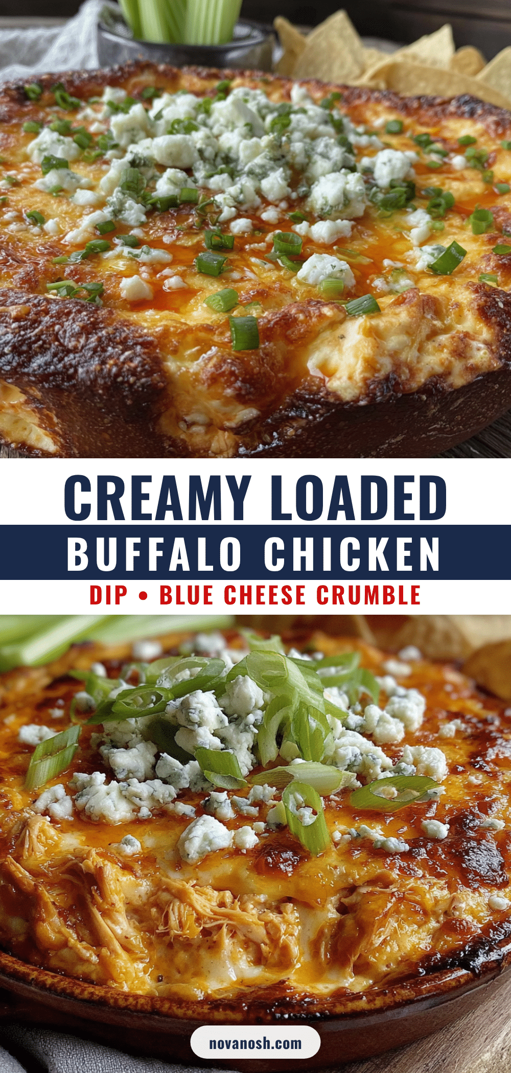 buffalo chicken dip with blue cheese recipe