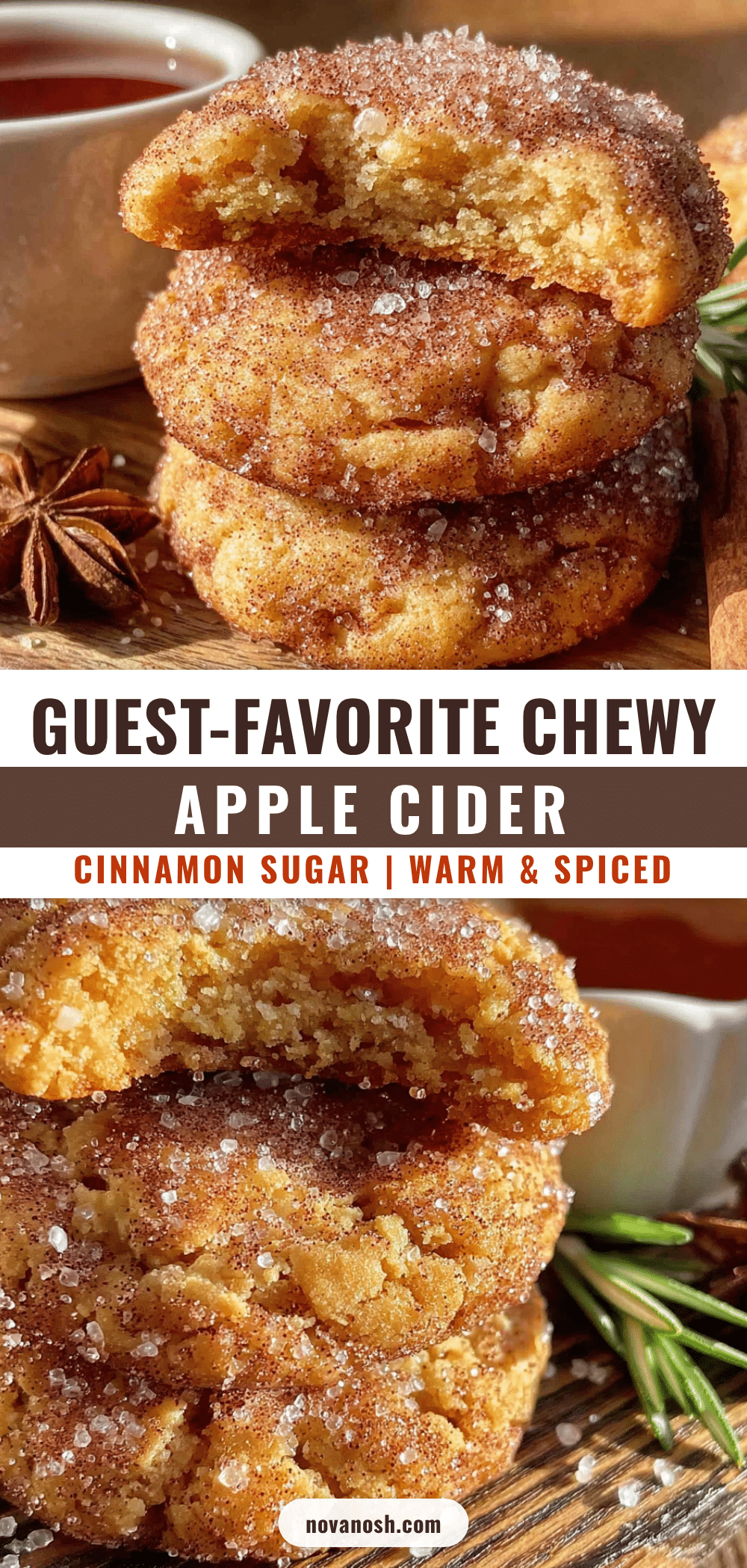 chewy apple cider cookies recipe