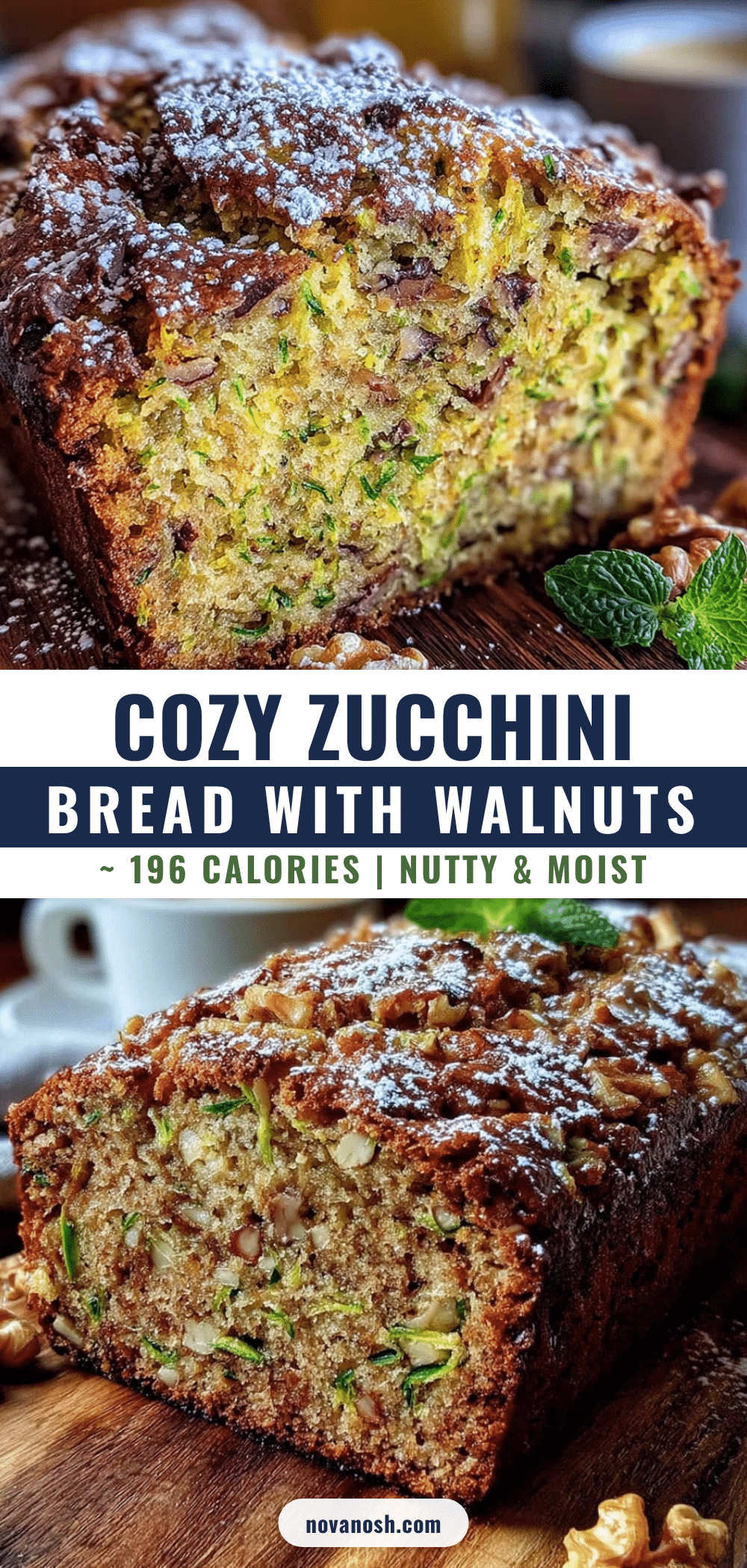 cozy zucchini bread with walnuts recipe
