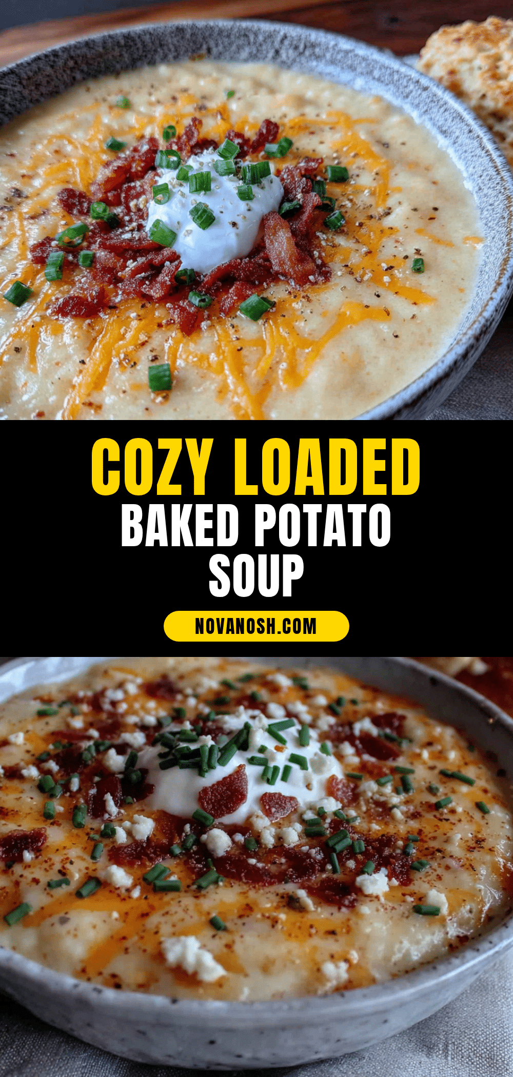creamy loaded baked potato soup recipe