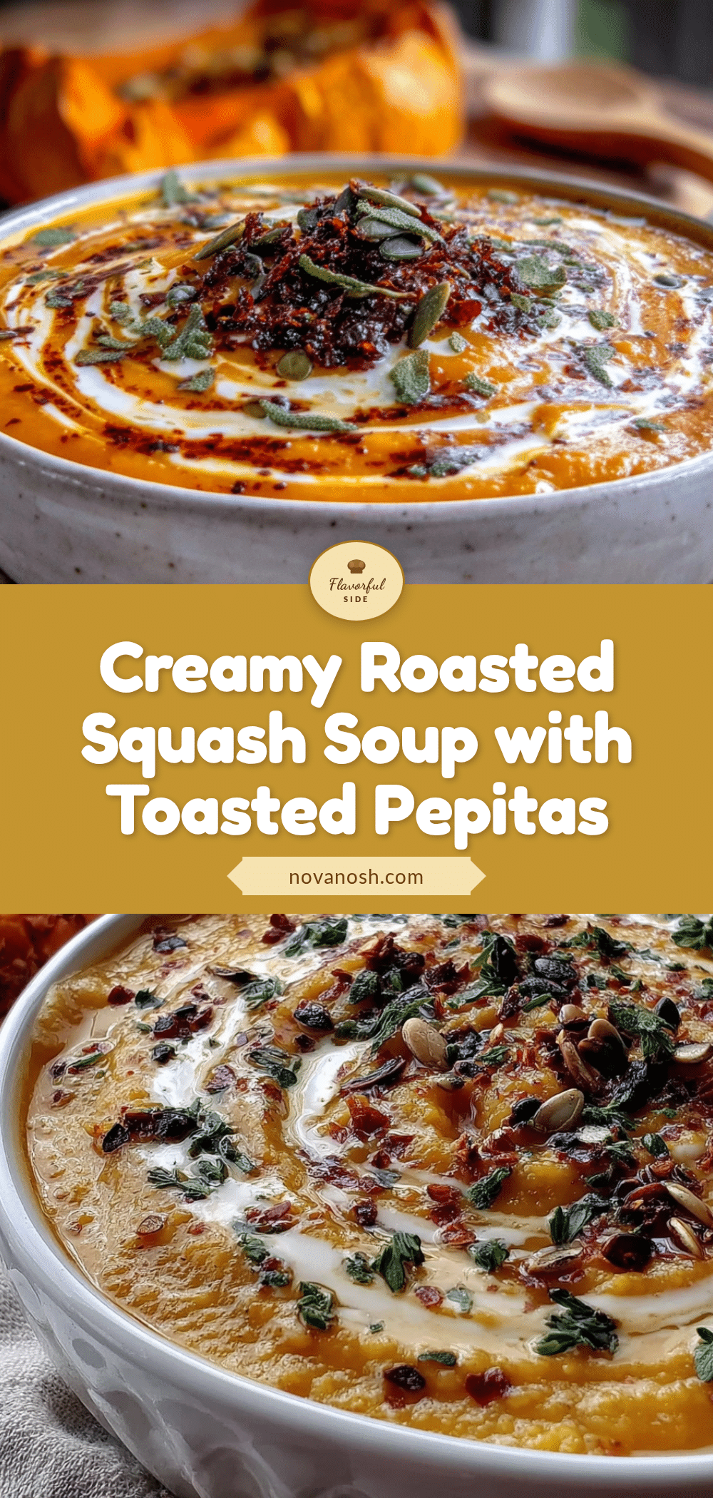 creamy roasted squash soup recipe