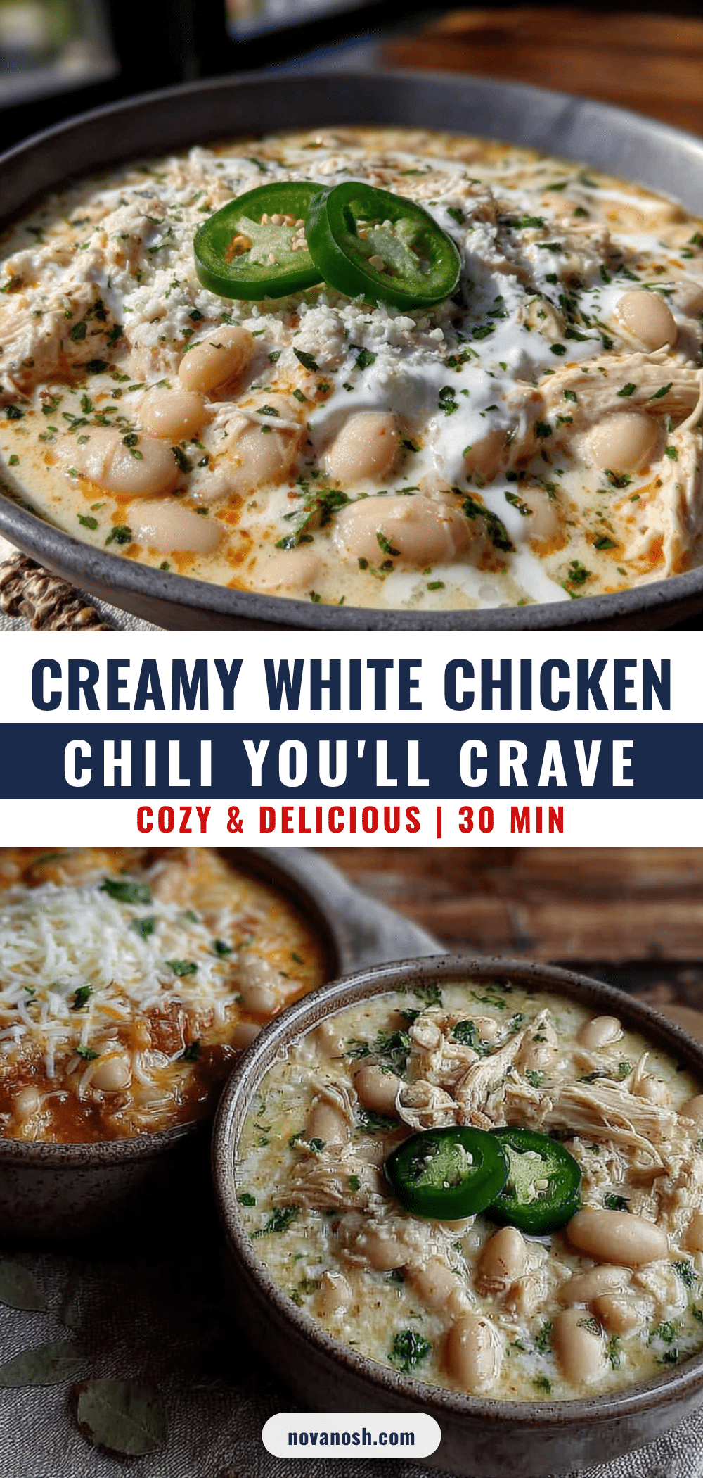 creamy white chicken chili recipe