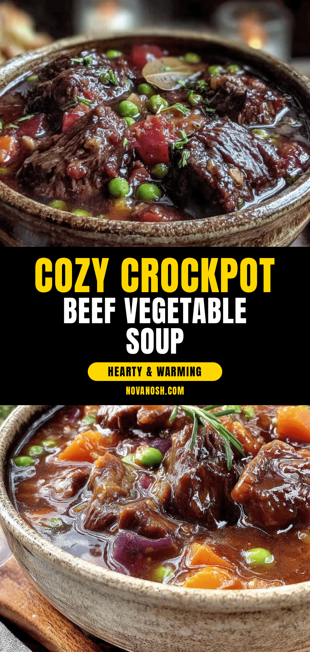 crockpot beef vegetable soup recipe