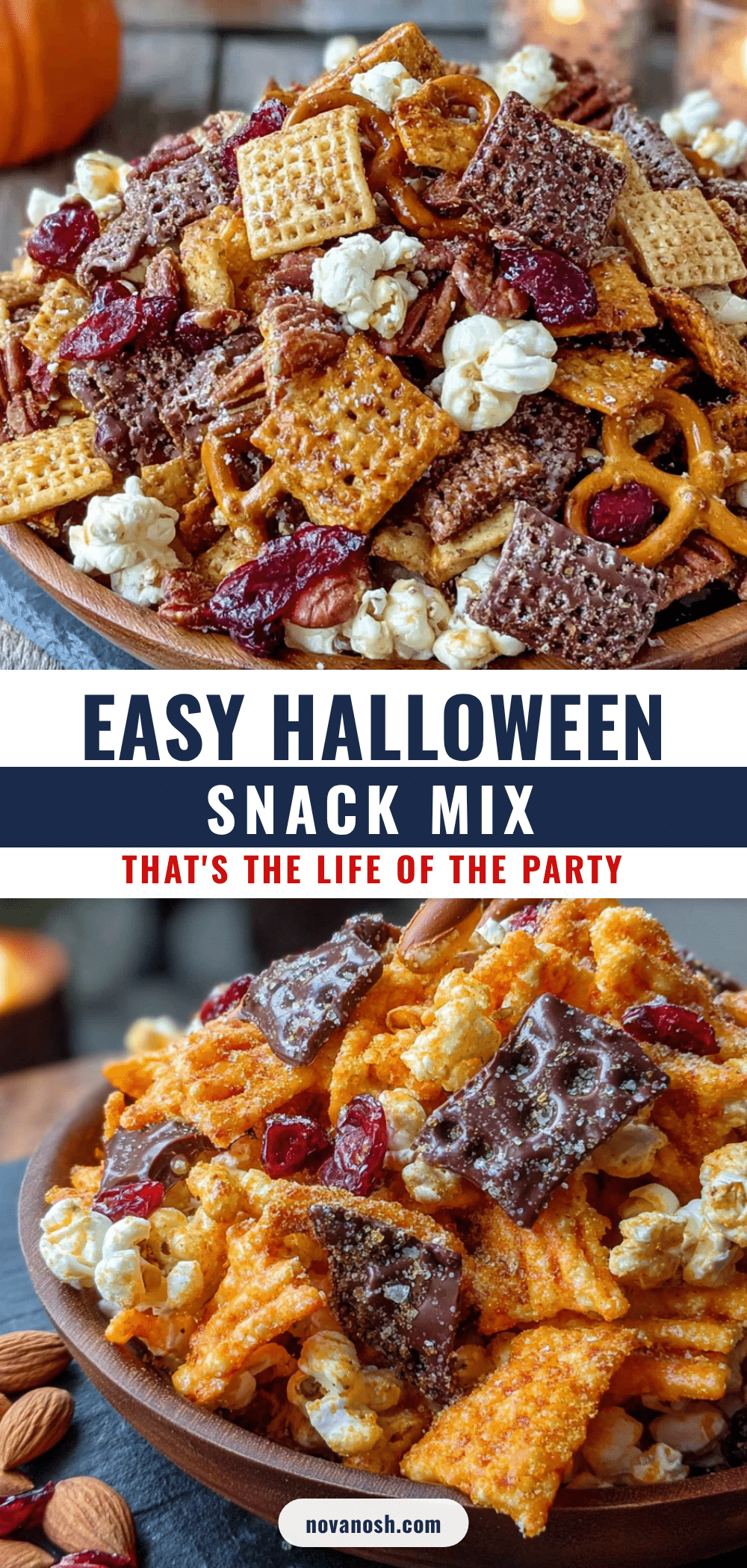 Easy Halloween Snack Mix recipe