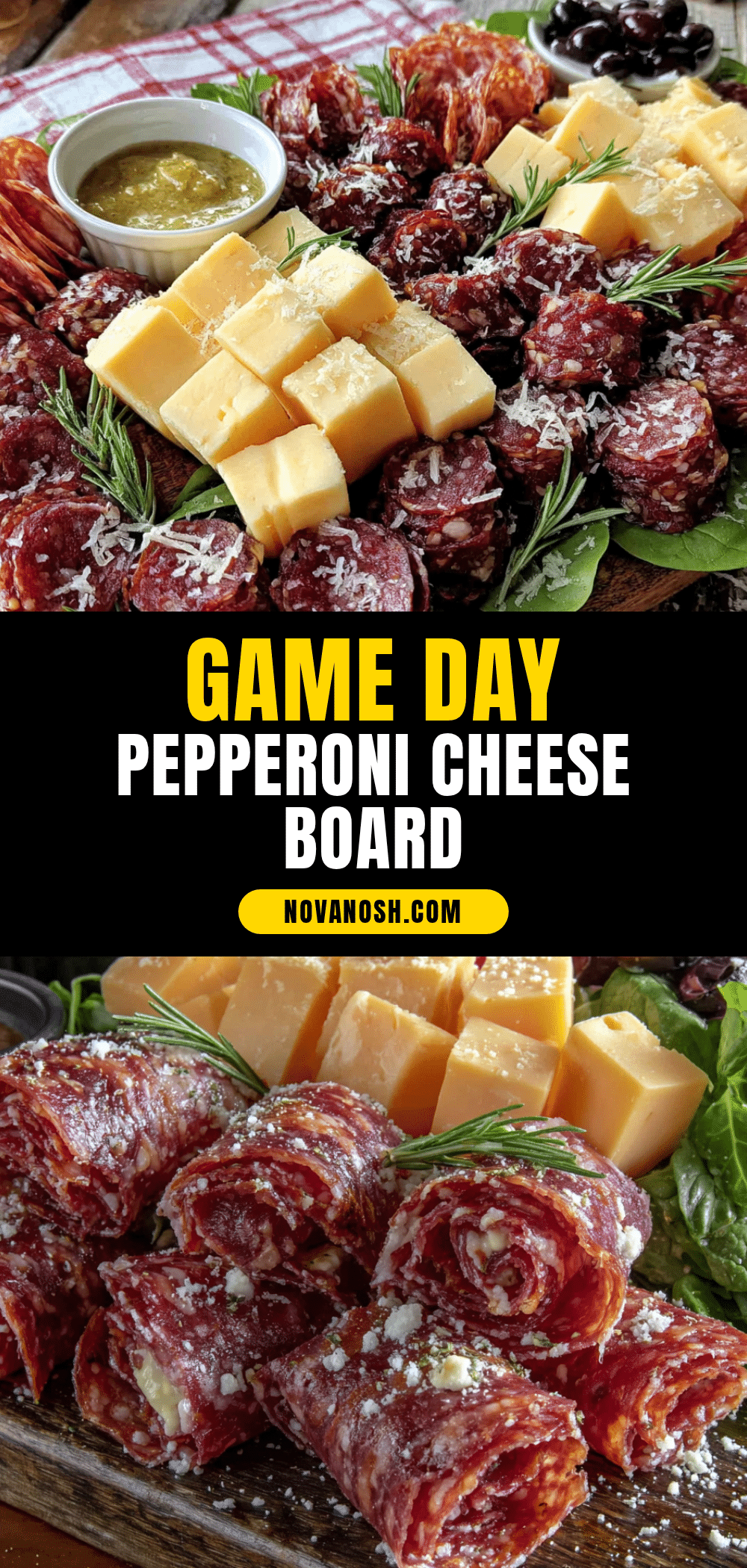 football field charcuterie board recipe