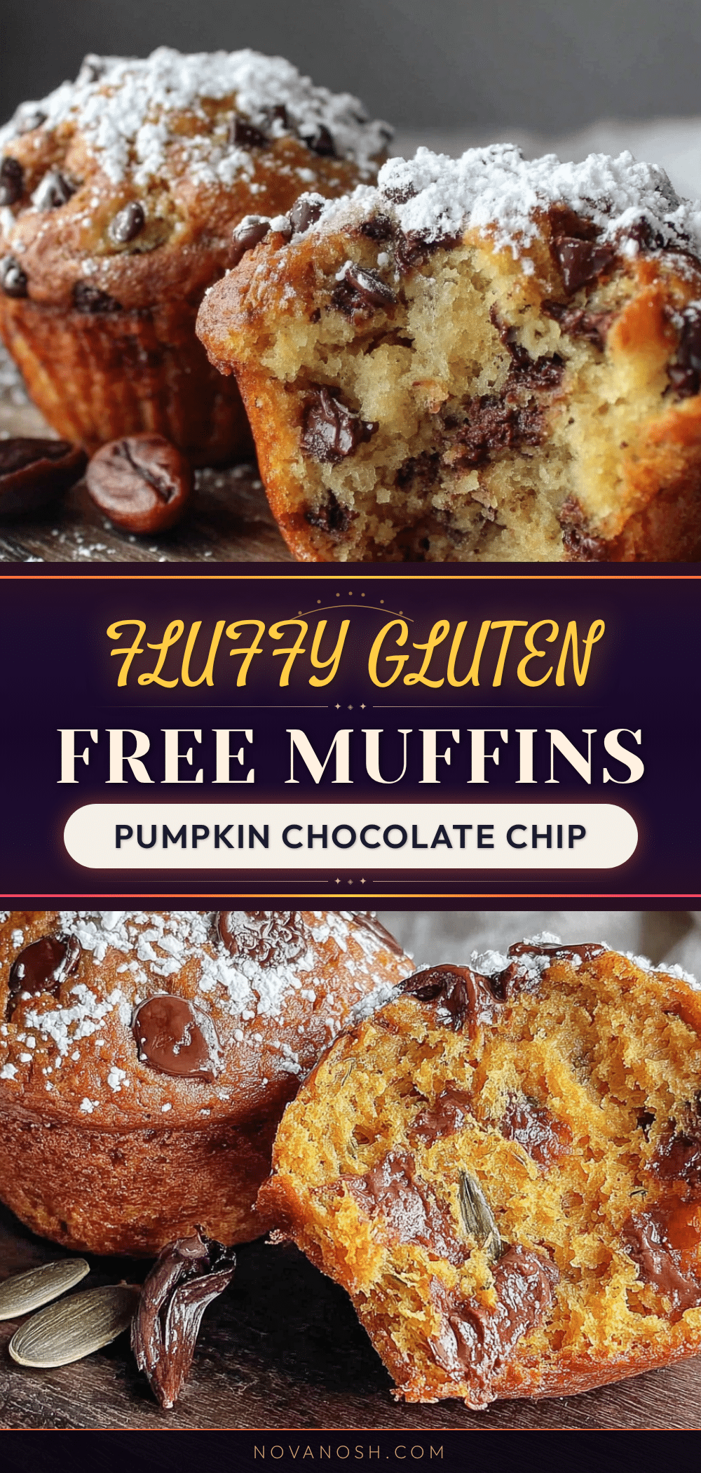 gluten-free pumpkin chocolate chip muffins recipe