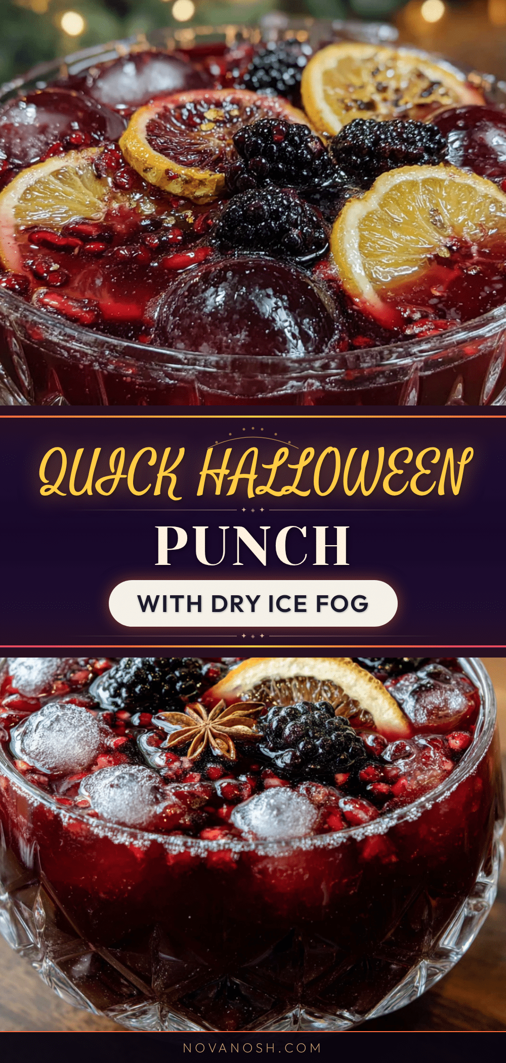 halloween punch with dry ice recipe