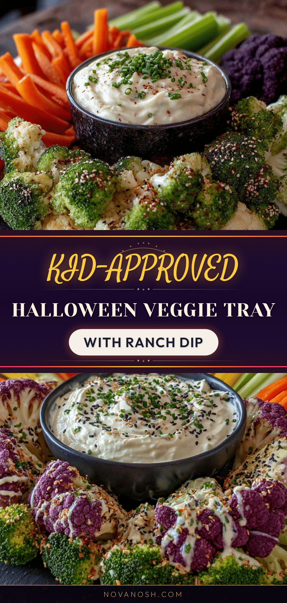 Halloween veggie tray recipe