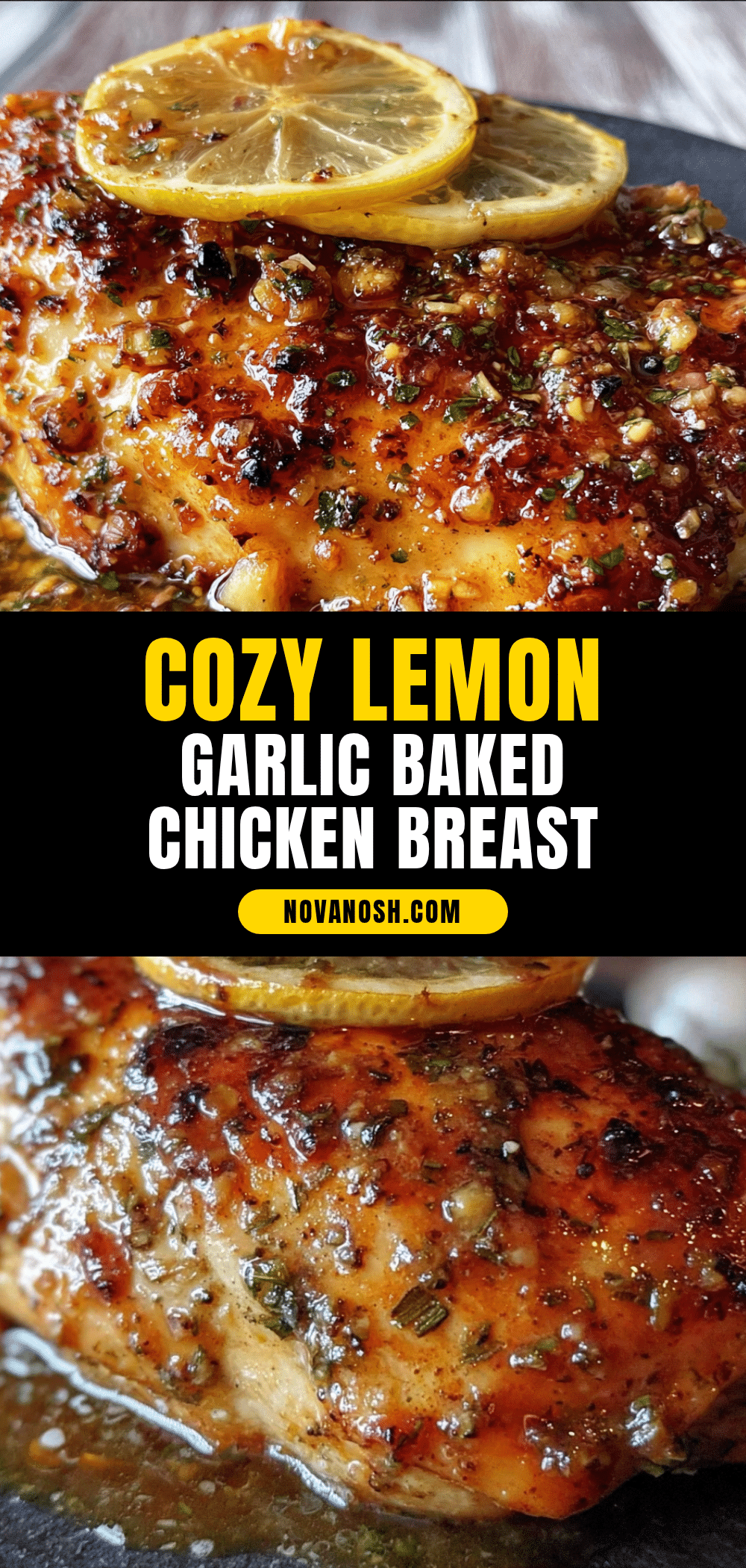 lemon garlic baked chicken breast recipe