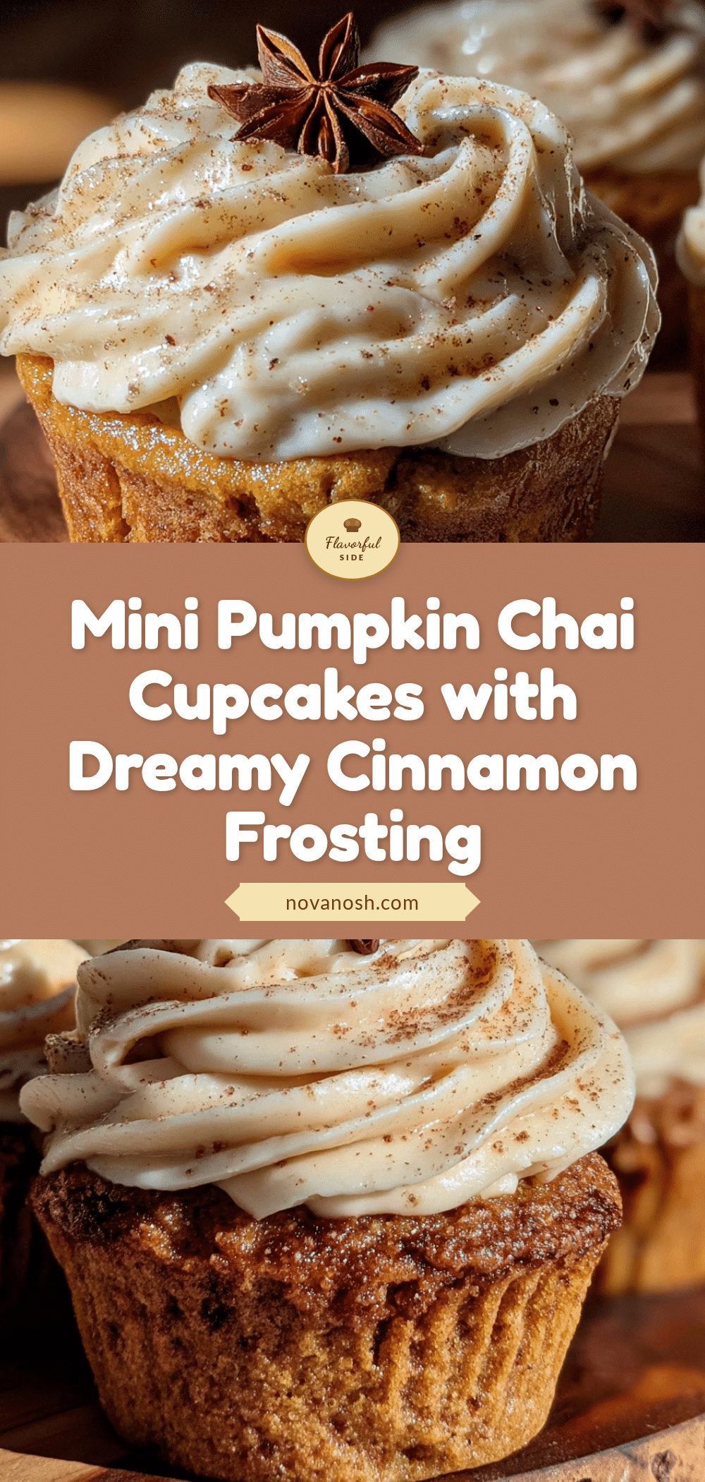 mini pumpkin chai latte cupcakes recipe