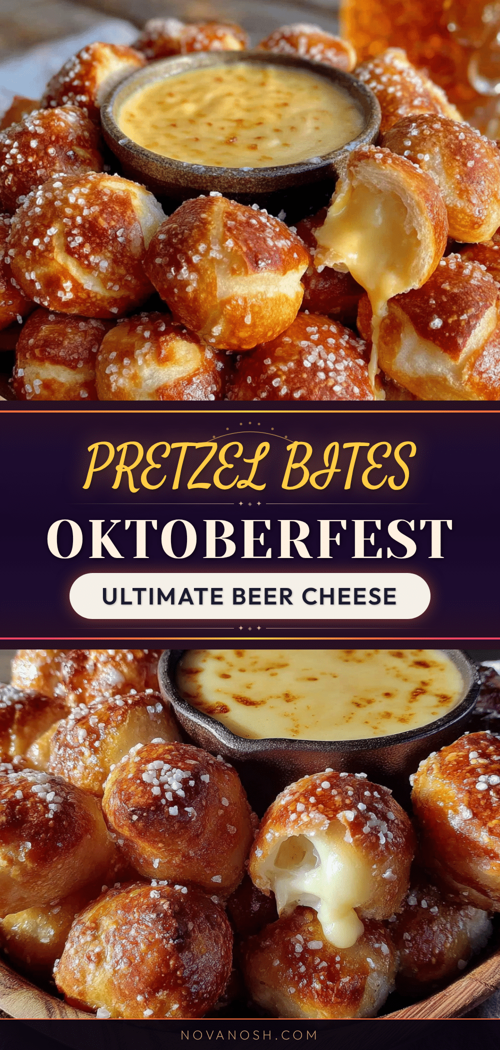 oktoberfest pretzel bites with beer cheese fondue recipe