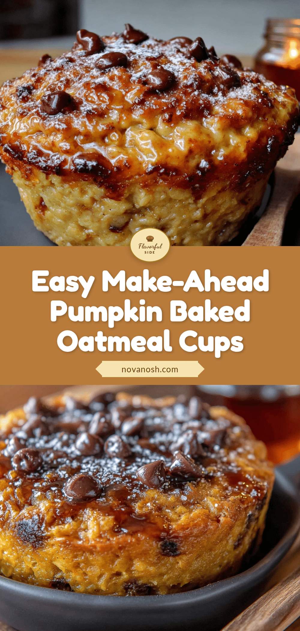 pumpkin baked oatmeal cups recipe