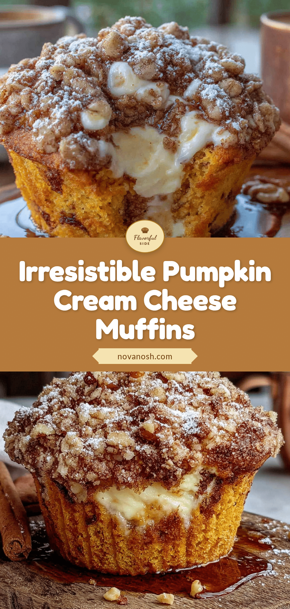 pumpkin cream cheese muffins recipe
