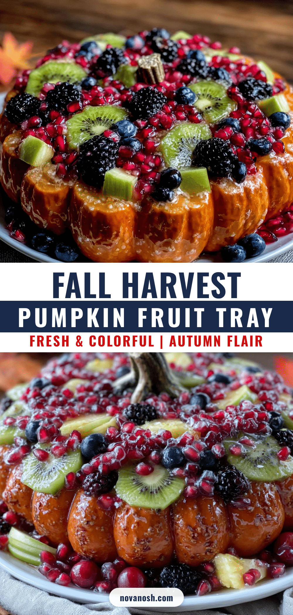 pumpkin fruit tray platter recipe