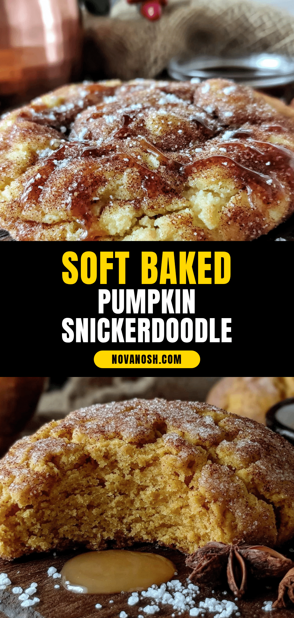 pumpkin snickerdoodle cookies recipe