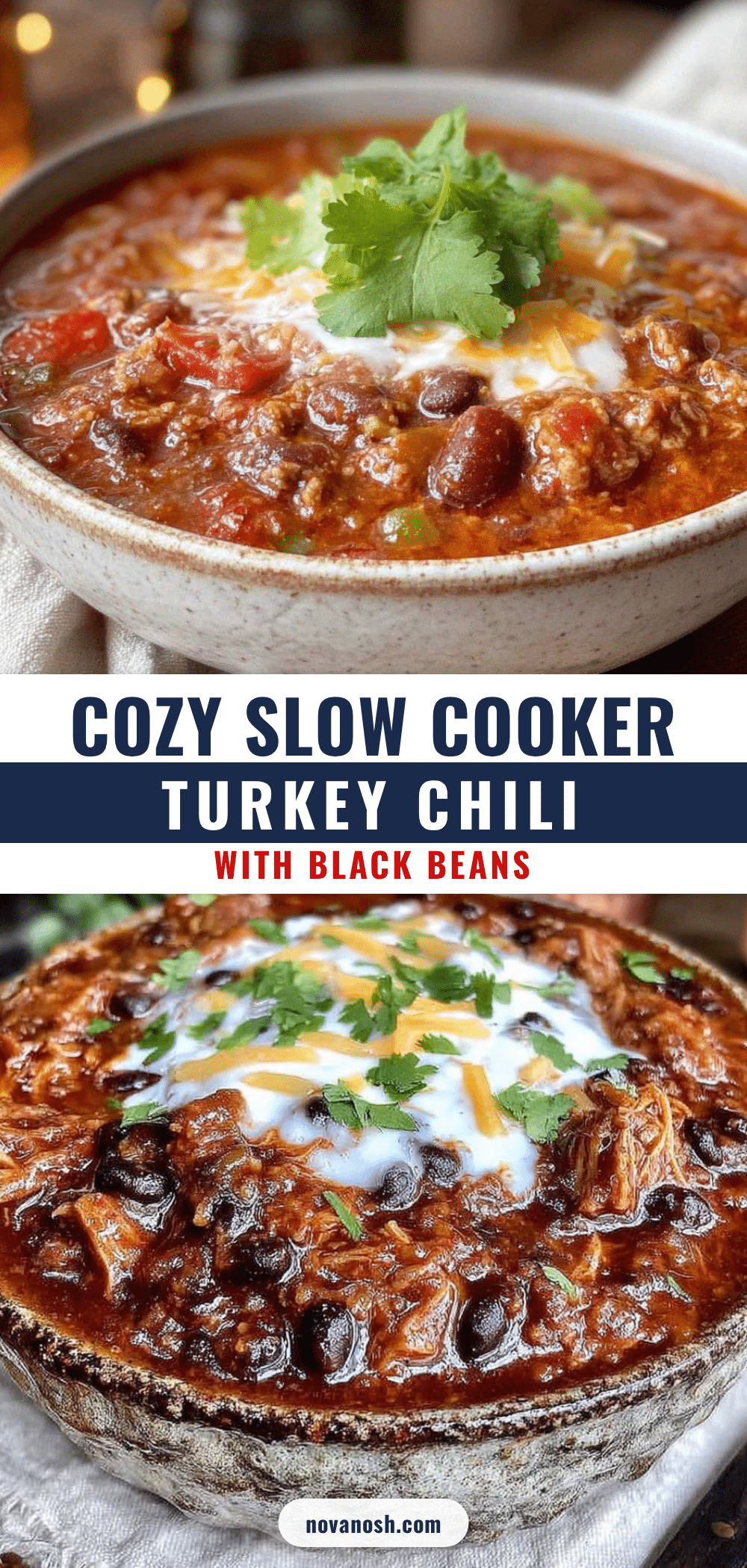 slow cooker turkey chili recipe