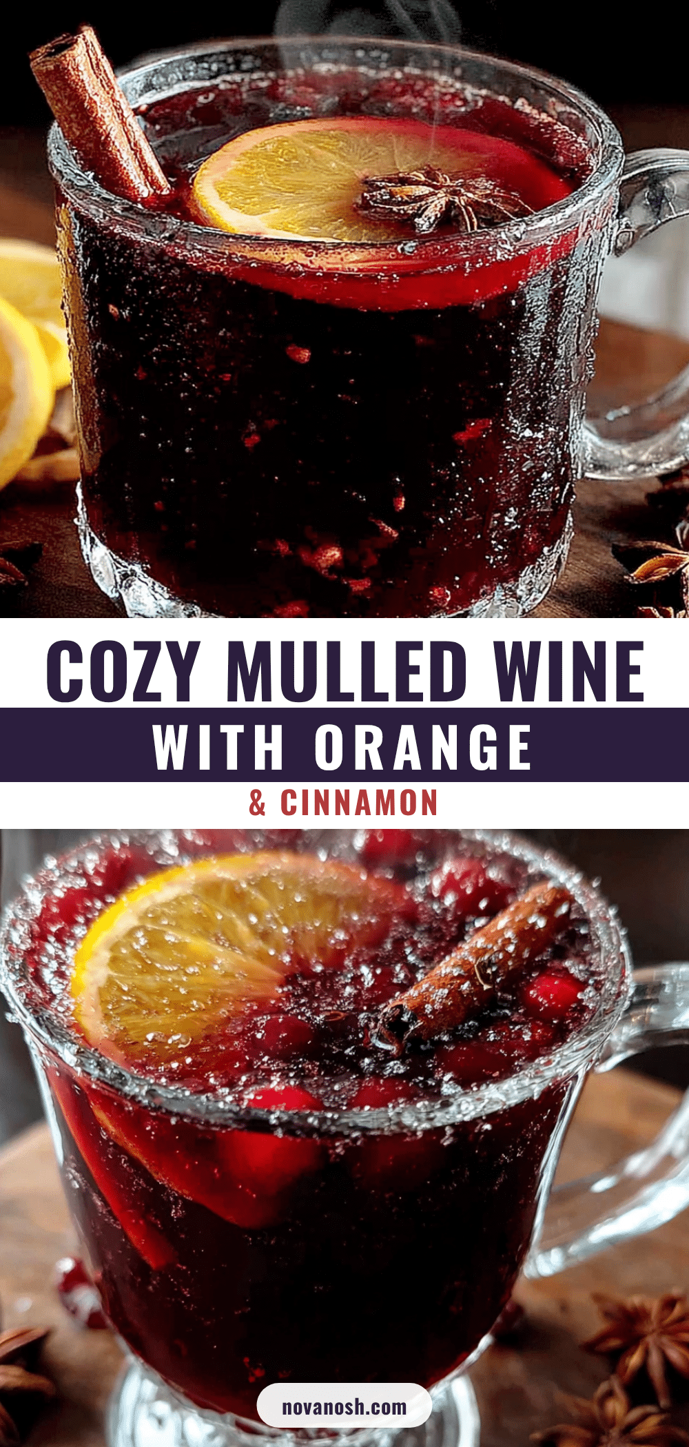 cozy mulled wine with orange and cinnamon recipe