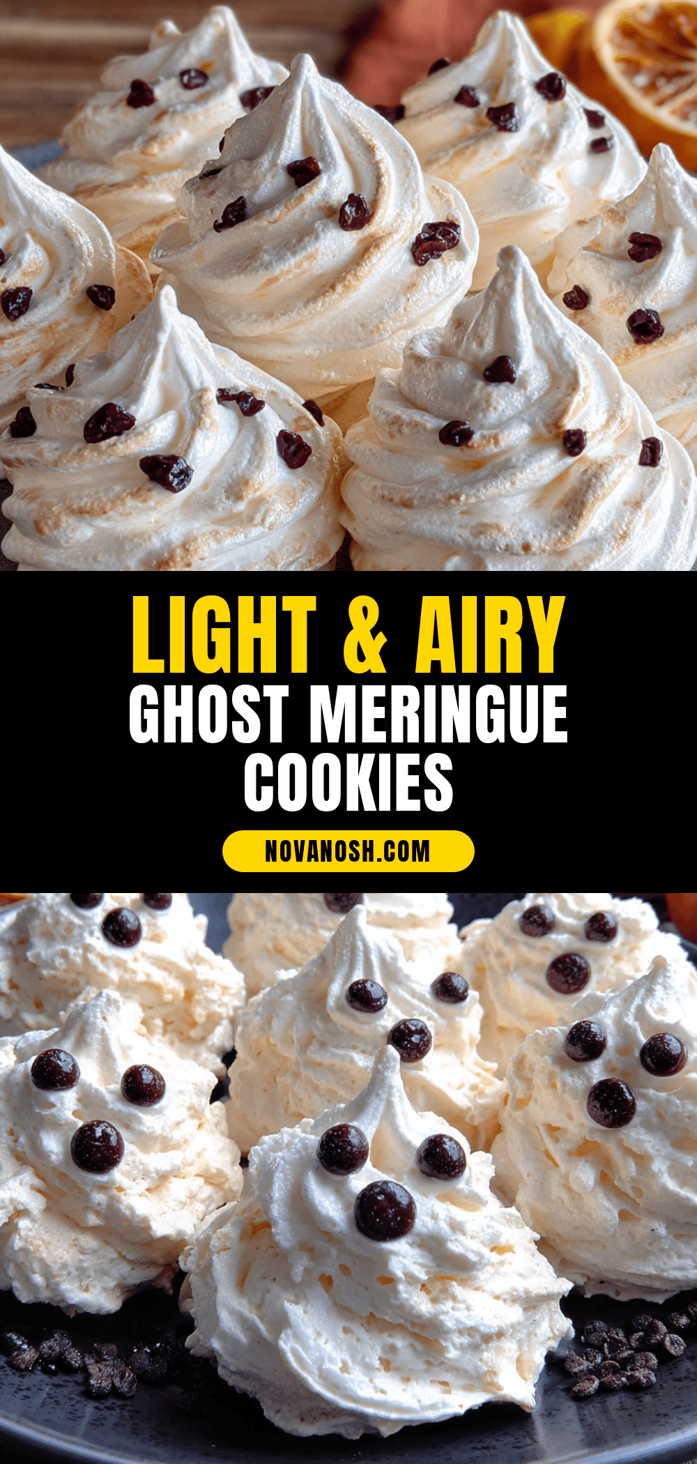 ghost meringue cookies recipe