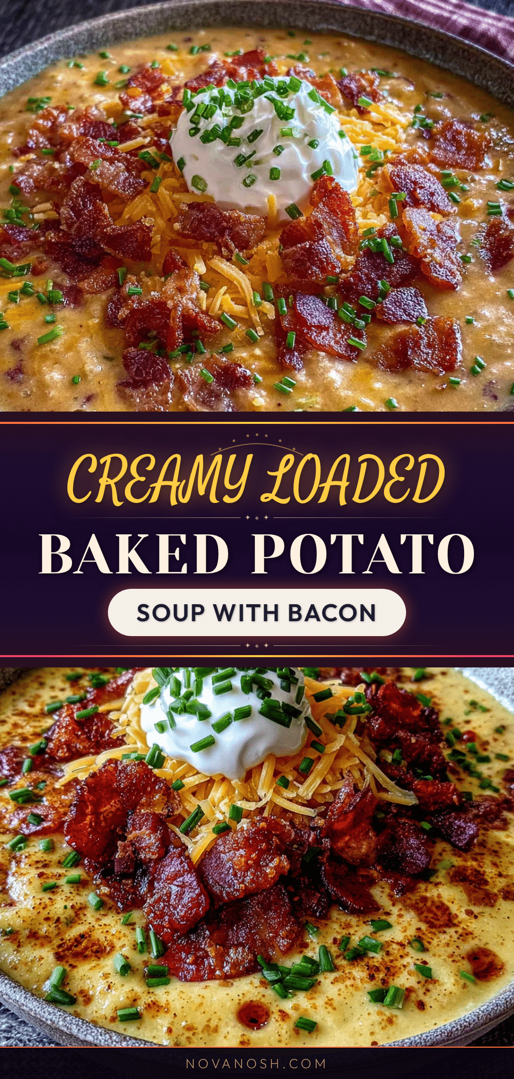 loaded baked potato soup with bacon recipe