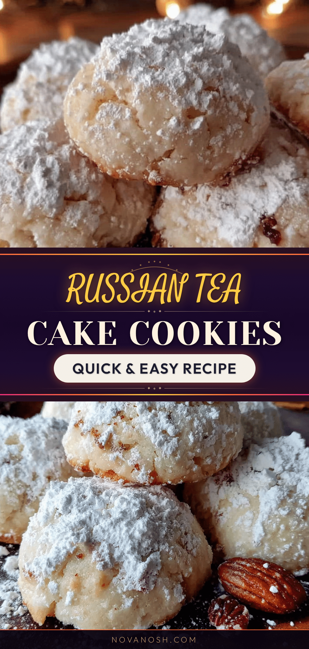 Russian tea cake cookies recipe